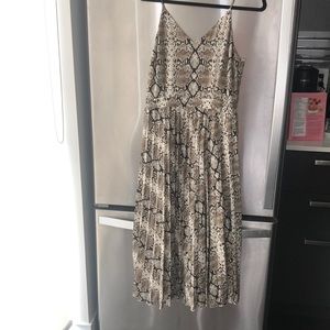 Banana republic snakeskin dress